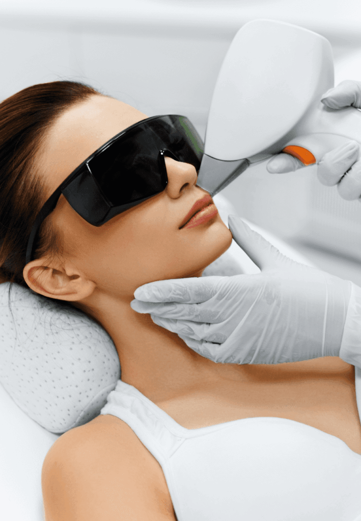 Viora Treatment on woman's top lip